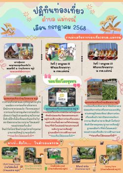  กรกฏาคม ปฏิทินท่องเที่ยวเดือน กรกฏาคม 68